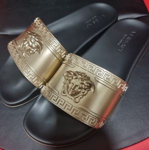 Gold Versace Sandals
